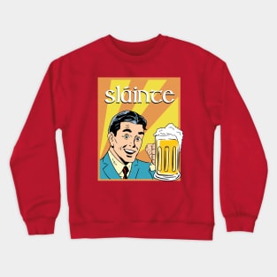 Slainte Retro Illustration Crewneck Sweatshirt